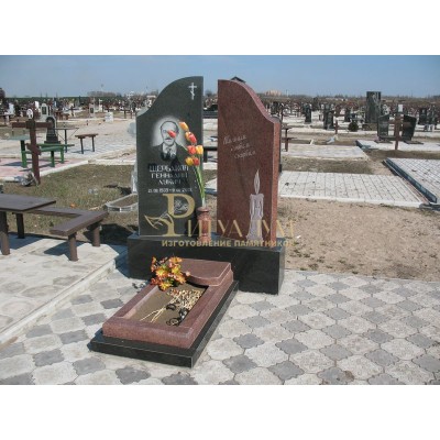 Памятник комбинированный 02 — ritualum.ru